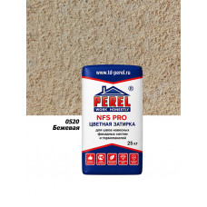 Бежевая затирочная смесь Perel NFS Pro 0520 (25 кг)