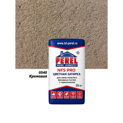Кремовая затирочная смесь Perel NFS Pro 0540 (25 кг)