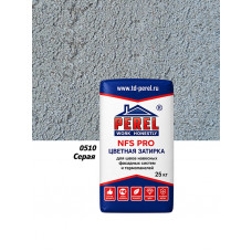 Серая затирочная смесь Perel NFS Pro 0510 (25 кг)