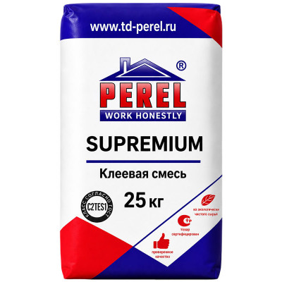 Клеевая смесь Perel Supremium С2 ТЕ S1, (25 кг)