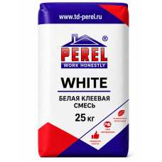 Клеевая смесь Perel White C1TE Белая 0317 (25 кг) Клеевая смесь Perel White C1TE Белая 0317 (25 кг)