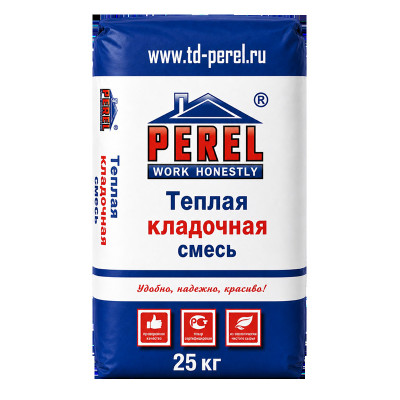 Теплоизоляционная кладочная смесь Perel TKS 2020/2520